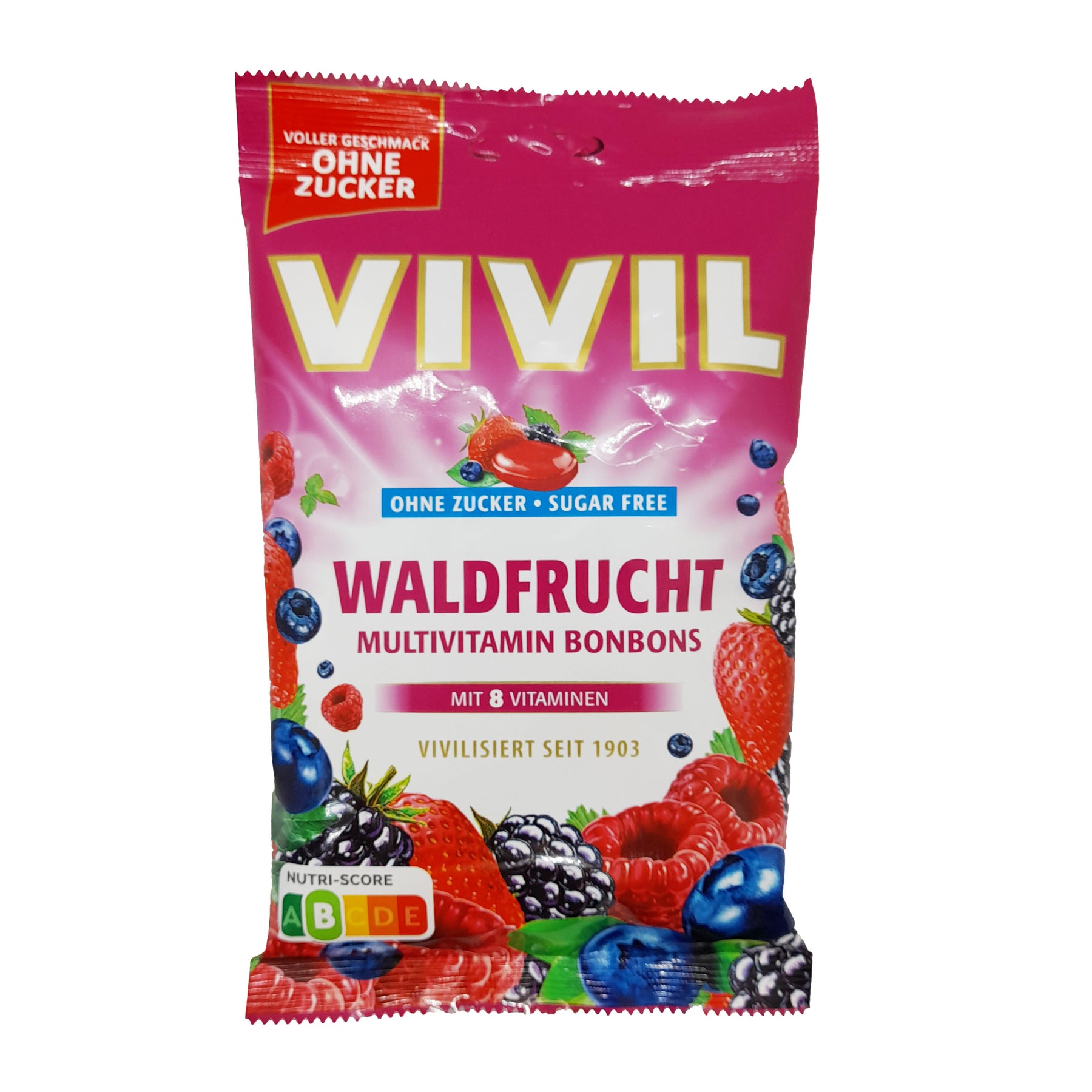 Vivil Waldfrucht Multivitamin Bonbons zuckerfrei - 120g