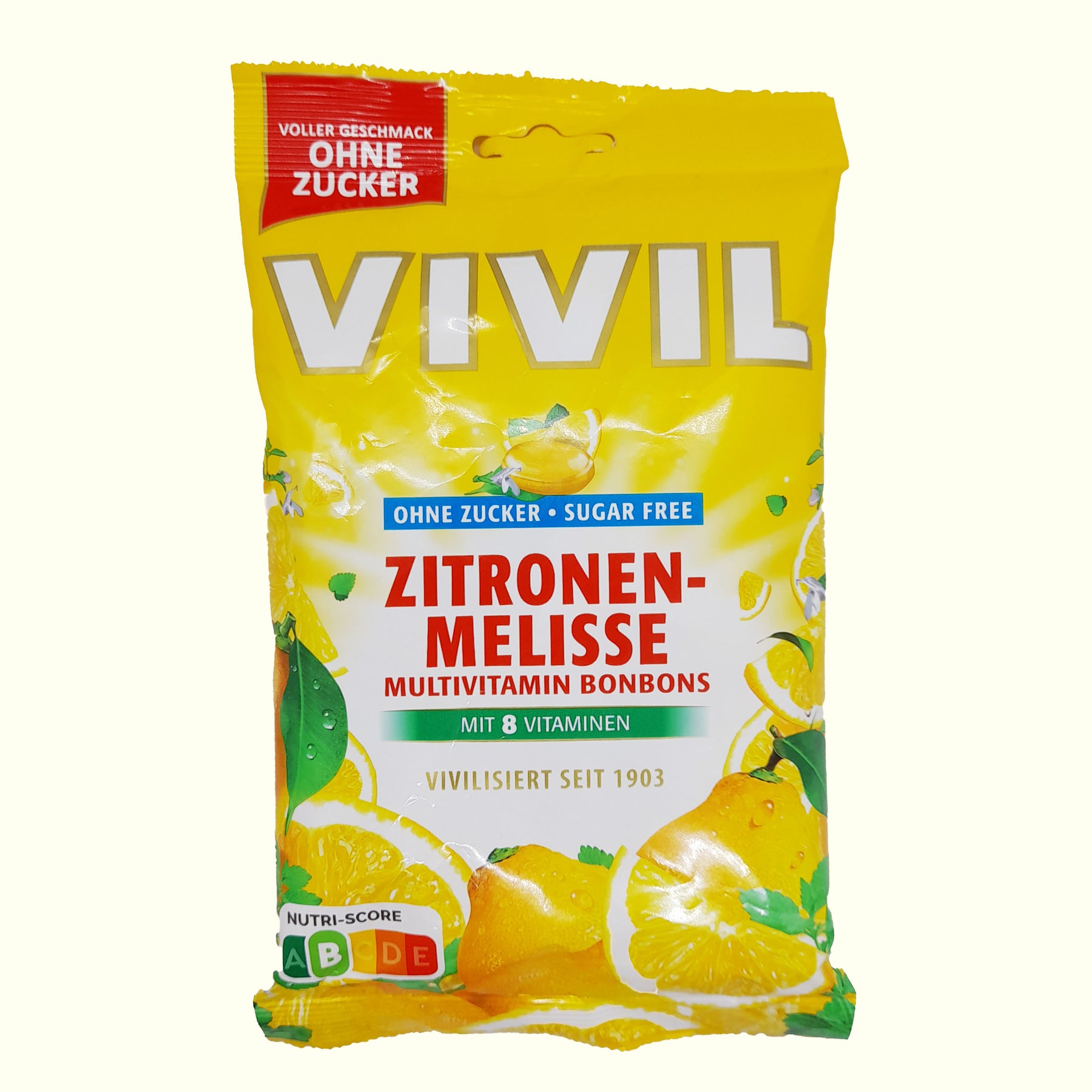 Vivil Zitronenmelisse Bonbons zuckerfrei - 120g