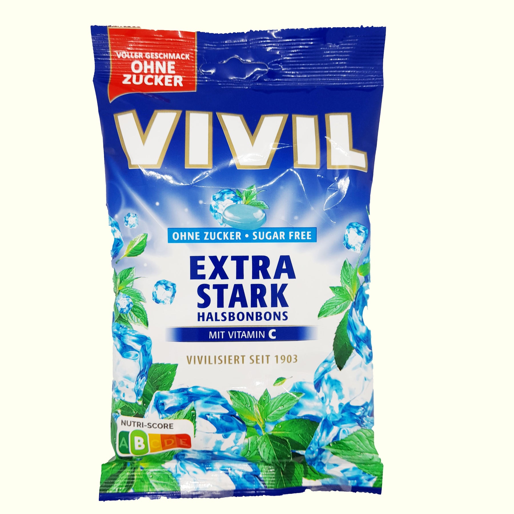Vivil Extra Stark Halsbonbons zuckerfrei - 120g