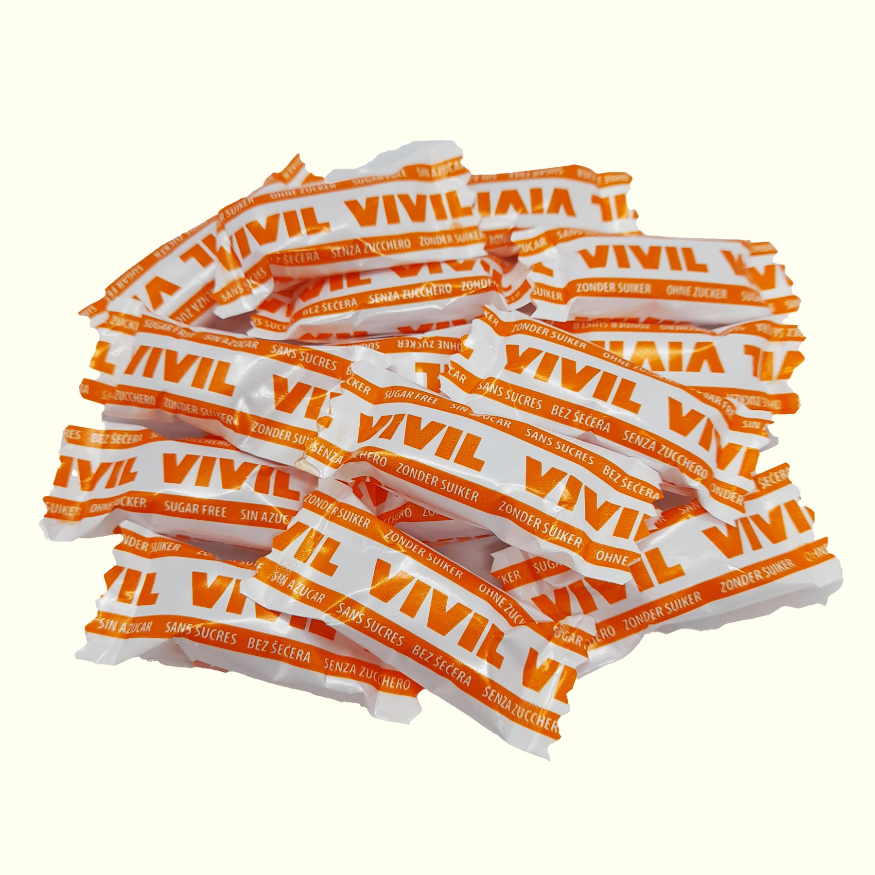 Vivil Wild Orange Erfrischungsbonbons zuckerfrei - 120g