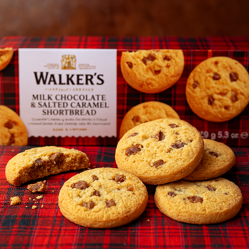 Walkers Shortbread Salted Caramel & Milk Chocolate Chunk 150g