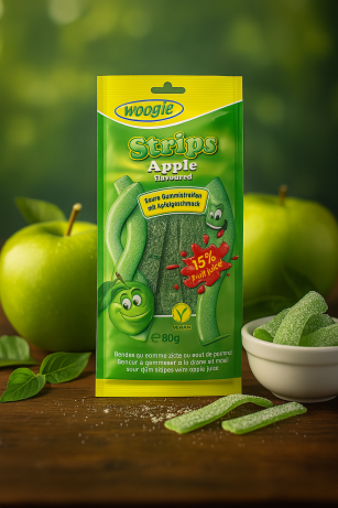 Woogie Apple Stripes 80g