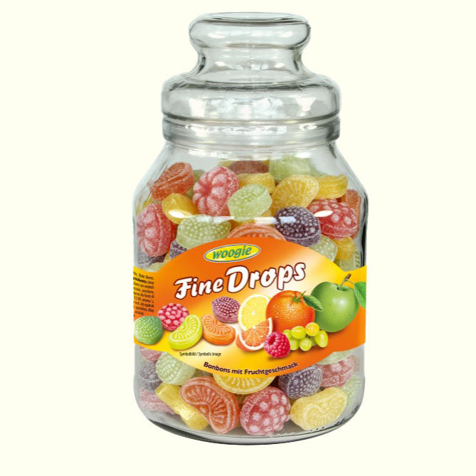 Woogie Bonbons Früchtemixgeschmack im Glas 966g