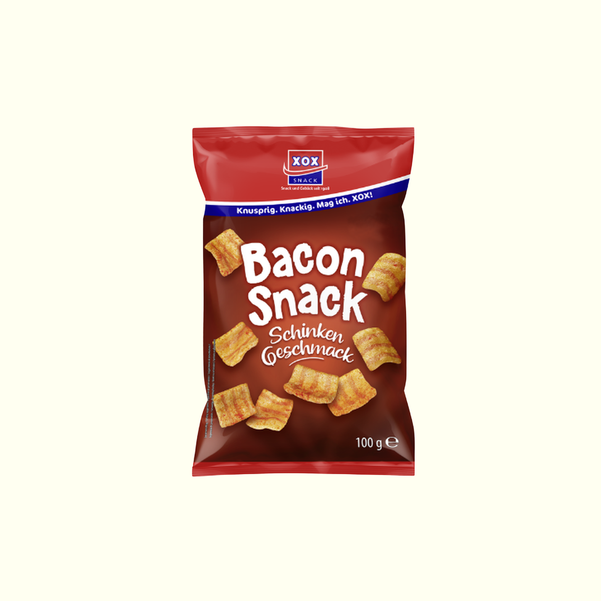 XOX Bacon Snack Schinken Geschmack 100g