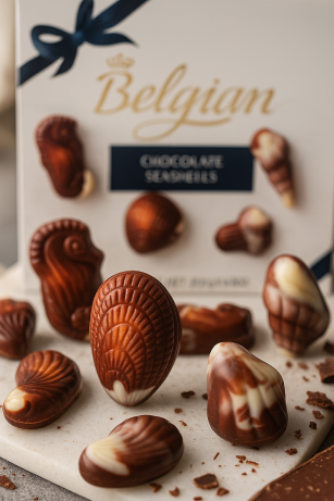 The Belgian Chocolate Seashells 250g