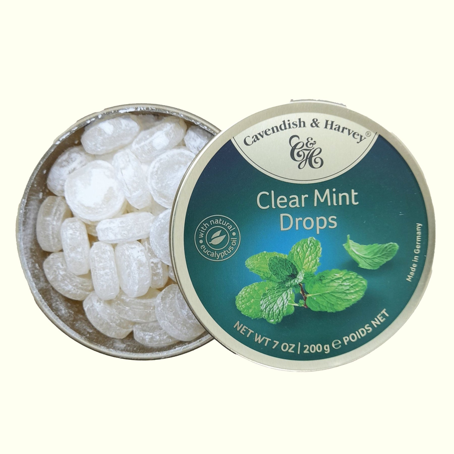 Cavendish & Harvey Clear Mint Bonbons 200g - TopCandy
