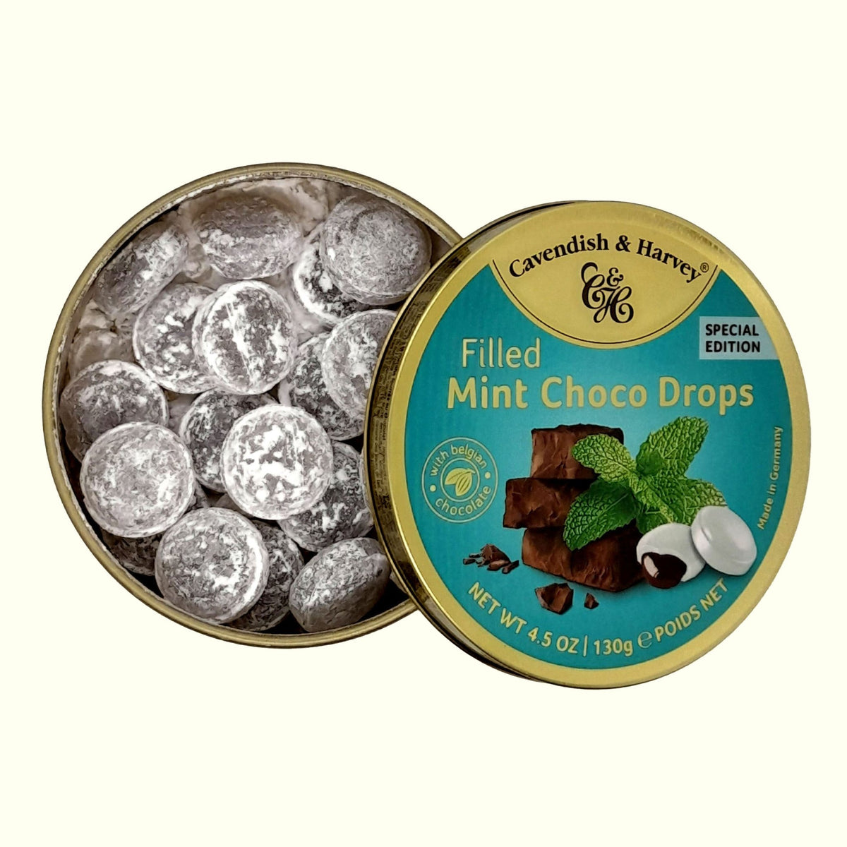 Cavendish & Harvey Mint Choco Drops 130g - TopCandy