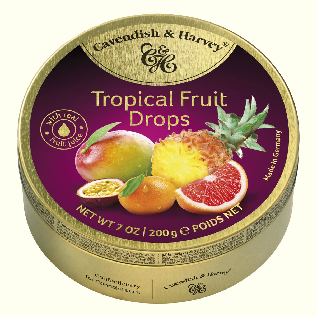 Cavendish & Harvey Tropical Fruit Drops 200g - TopCandy