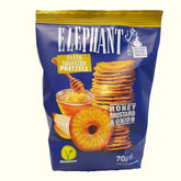 Elephant Squeezed Pretzels Honey Mustard & Onion 70g - TopCandy