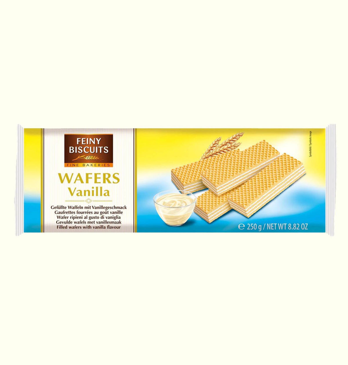 Feiny Biscuits Gefüllte Waffeln mit Vanillecreme 250g - TopCandy