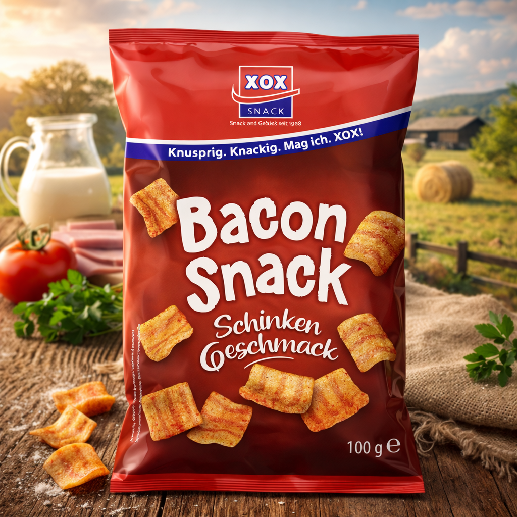 XOX Bacon Snack Schinken Geschmack 100g