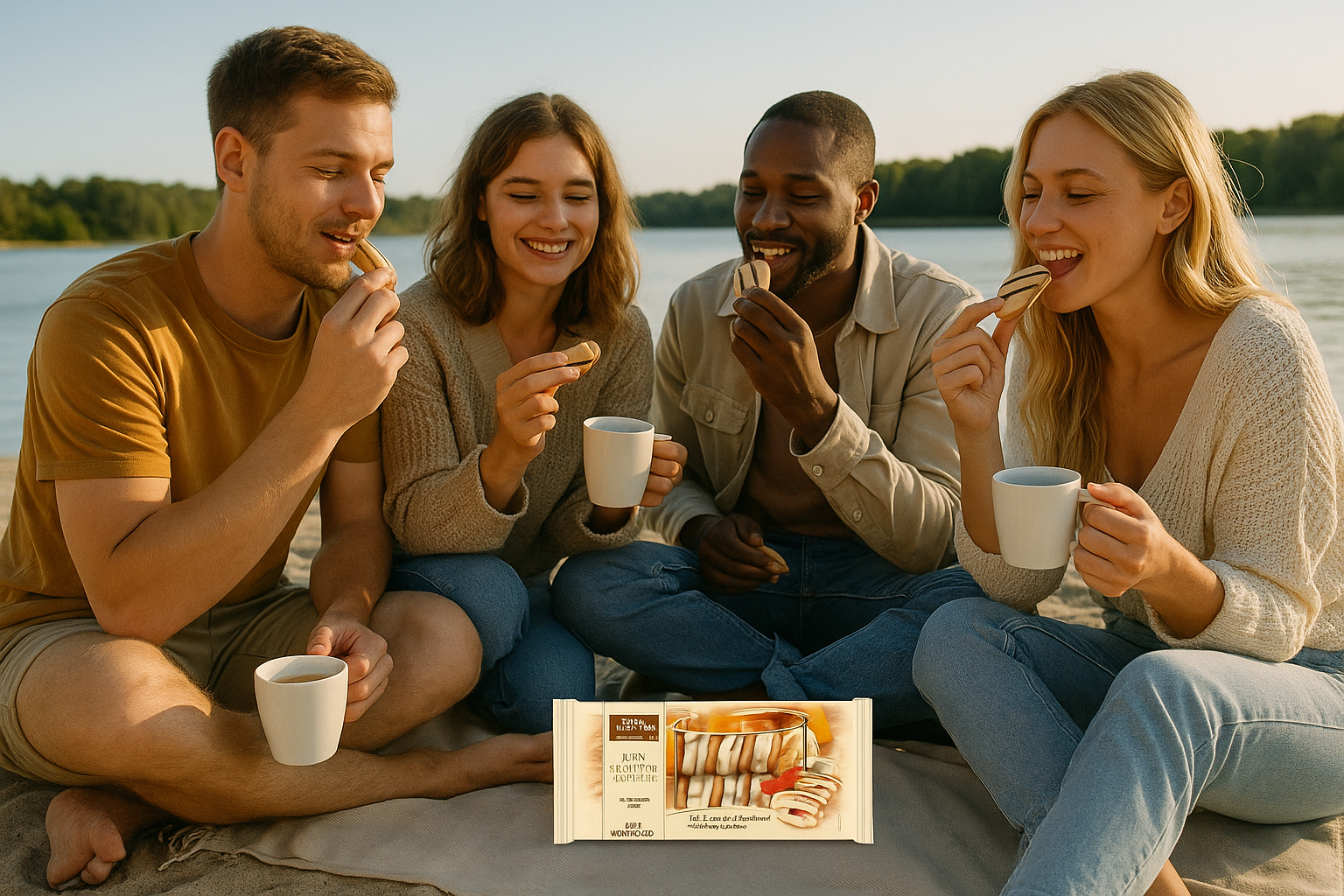 Feiny Biscuits Jaffa Sandwich Erdbeere 380g