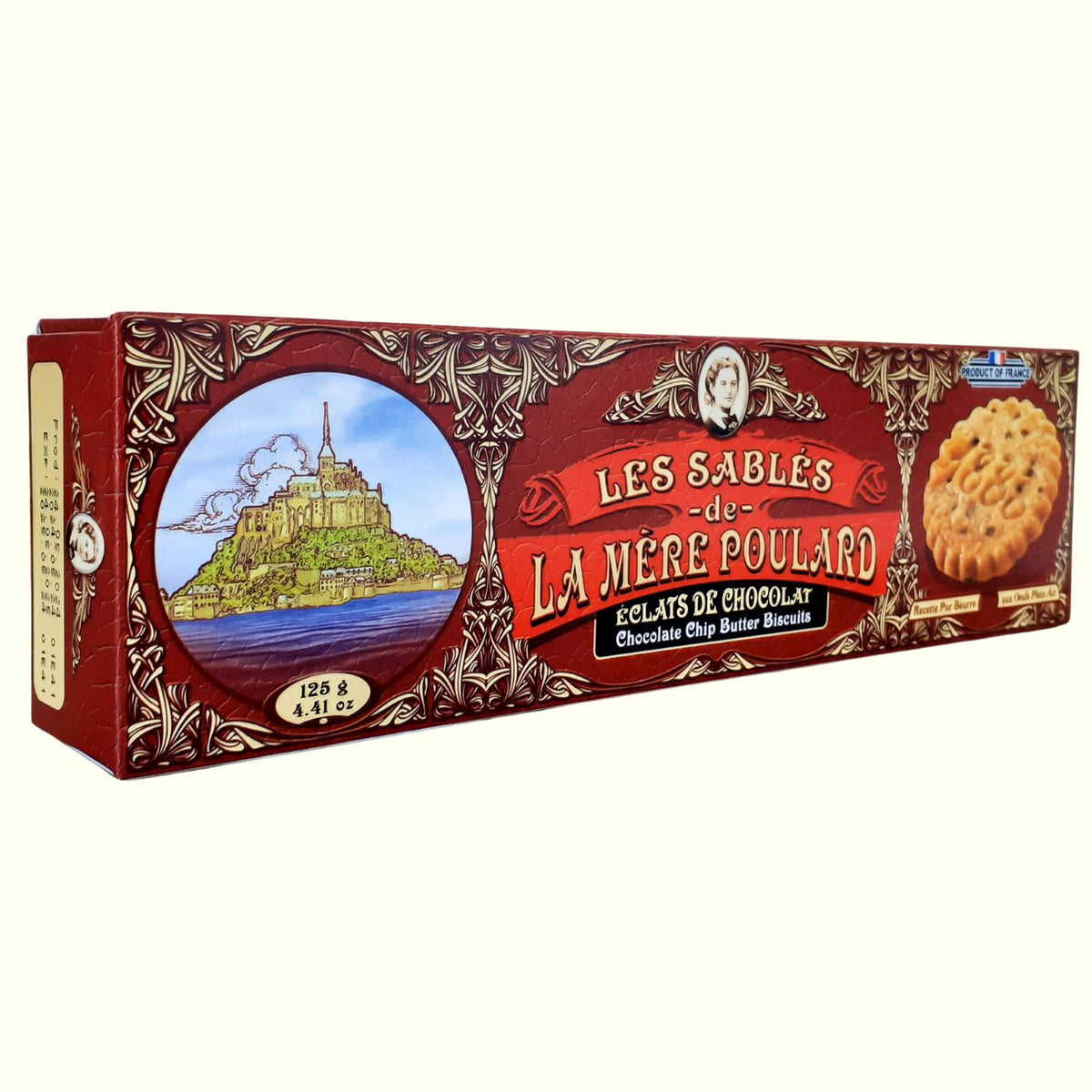 Les Sablés De La Mère Poulard Éclats De Chocolat 125g - TopCandy