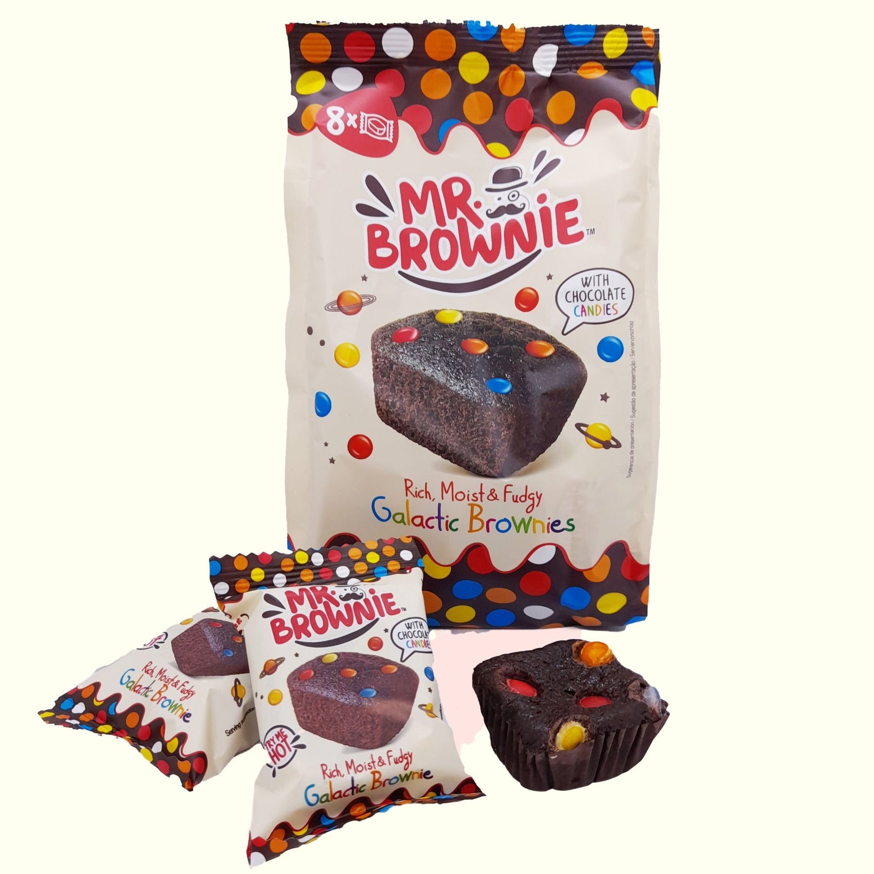 Mr. Brownie Galactic Brownies 8 Stück 200g - TopCandy