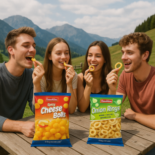 Snackline Spicy Cheese Balls 125g