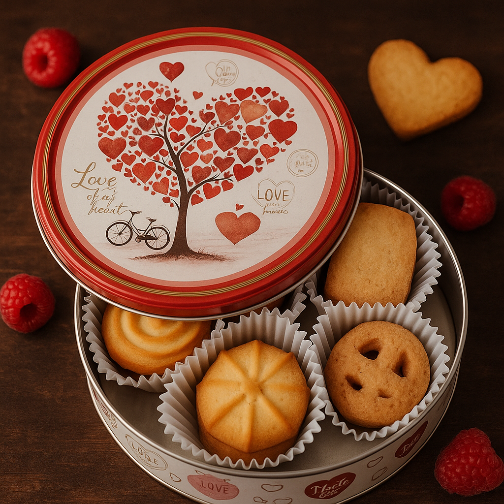 Butter Cookies Hearts 150g 4 Diverse Motive