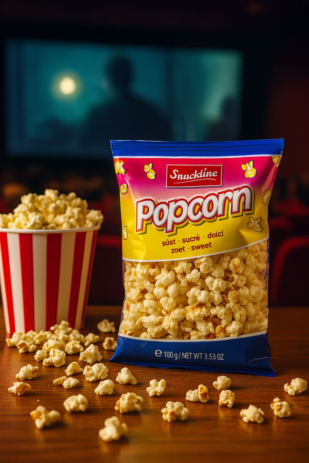 Snackline Popcorn Süss 100g