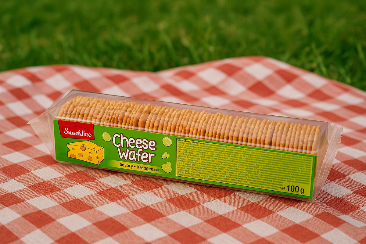 Snackline Käsewaffeln Zwiebeln hauchdünn