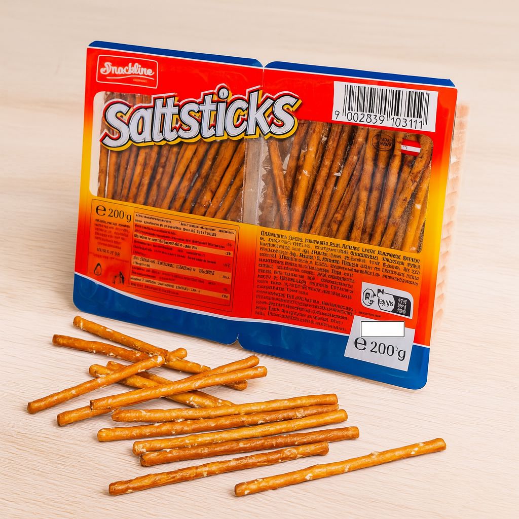 Snackline Salzstangen 200g Laugengebäck