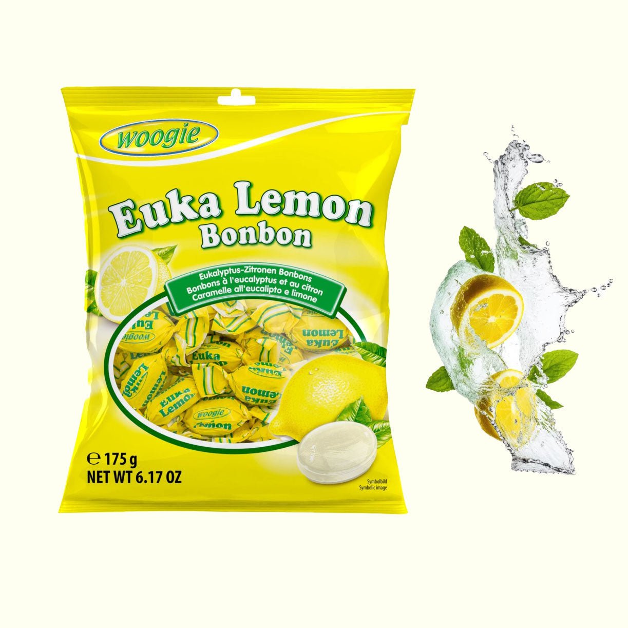 Woogie Euka Lemon Bonbon 170g - TopCandy