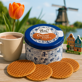 B & C Caramel Wafers 260g Karamellwaffeln