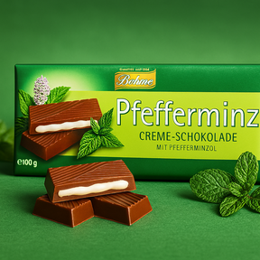 Böhme Pfefferminz Creme- Schokolade mit Minzöl 100g