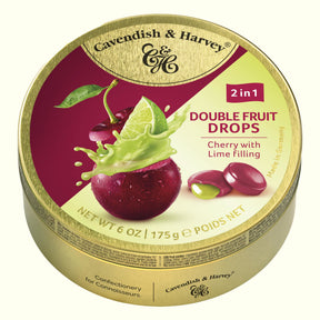 Cavendish & Harvey Double Fruit Cherry With Lime Filling Drops 175g