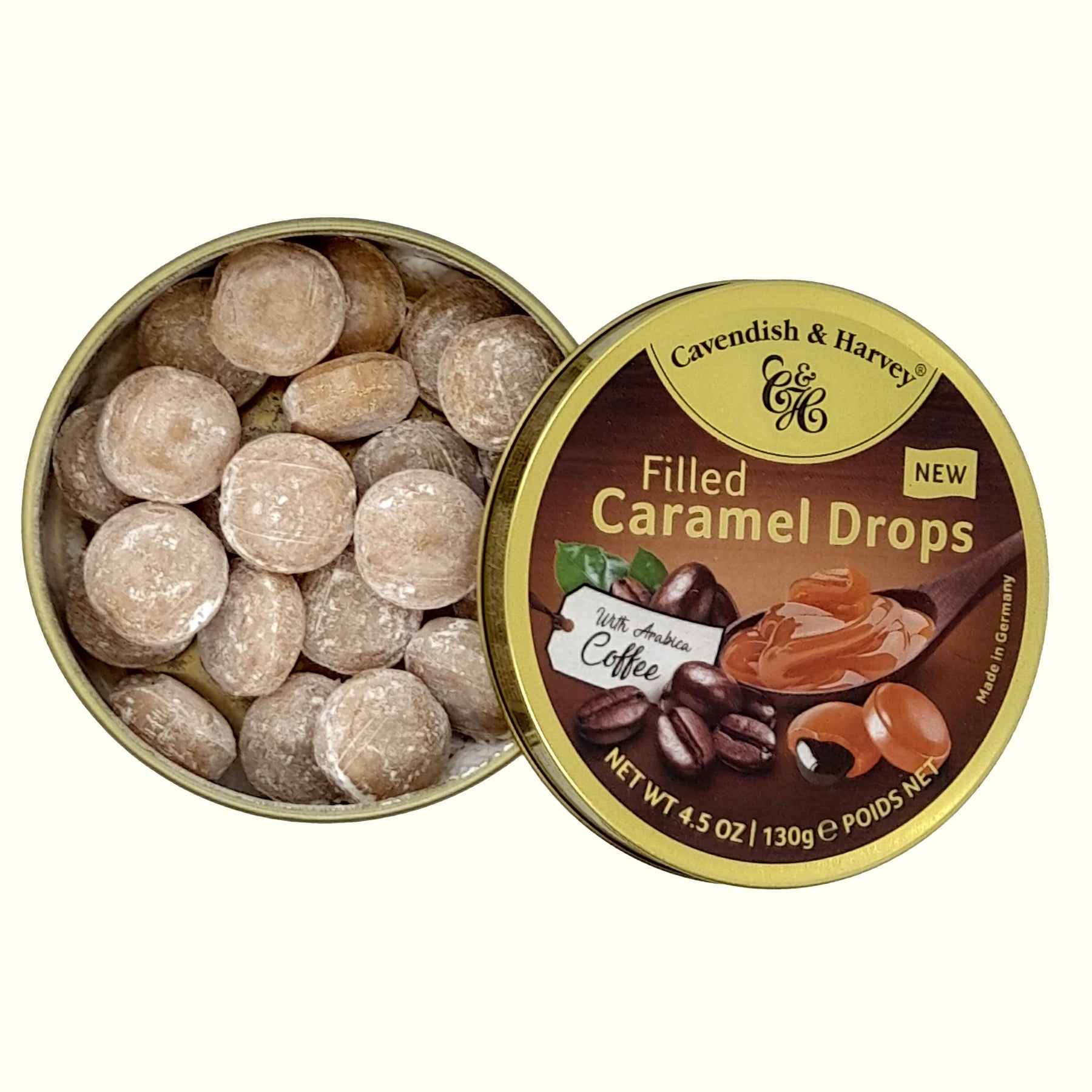 Cavendish & Harvey Filled Caramel Drops With Coffee 130g