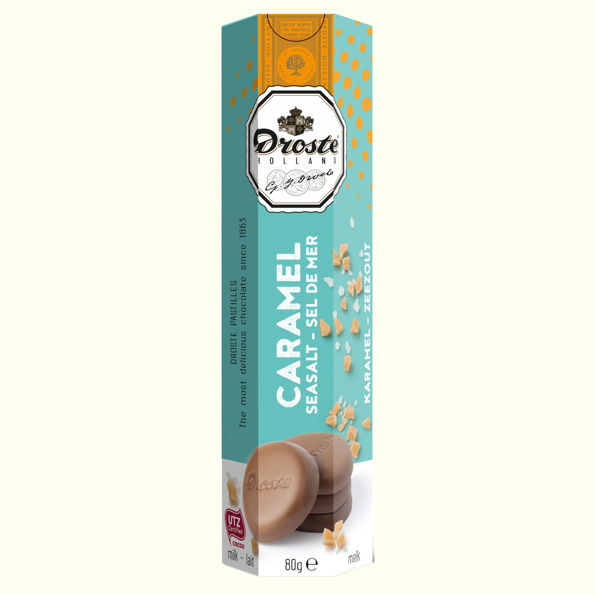 Droste Caramel- Seasalt Pastilles 85g
