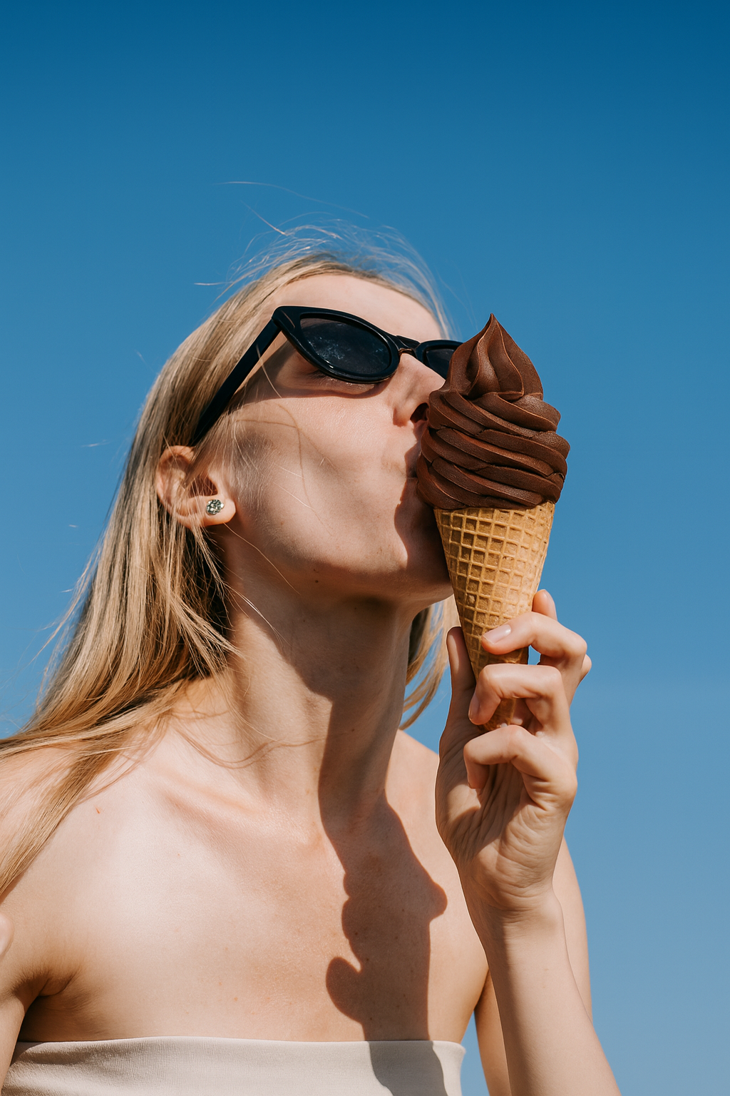 Lykke Softeispulver Schokolade 2,5kg | 7-9 Liter fertige Mischung | Eis Pulver für Softeismaschine - cremiges Softeis für Zuhause & Gastronomie - Eispulver mit Schokoladengeschmack
