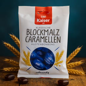 Kaiser Blockmalz Caramellen Hustenbonbons - 100g