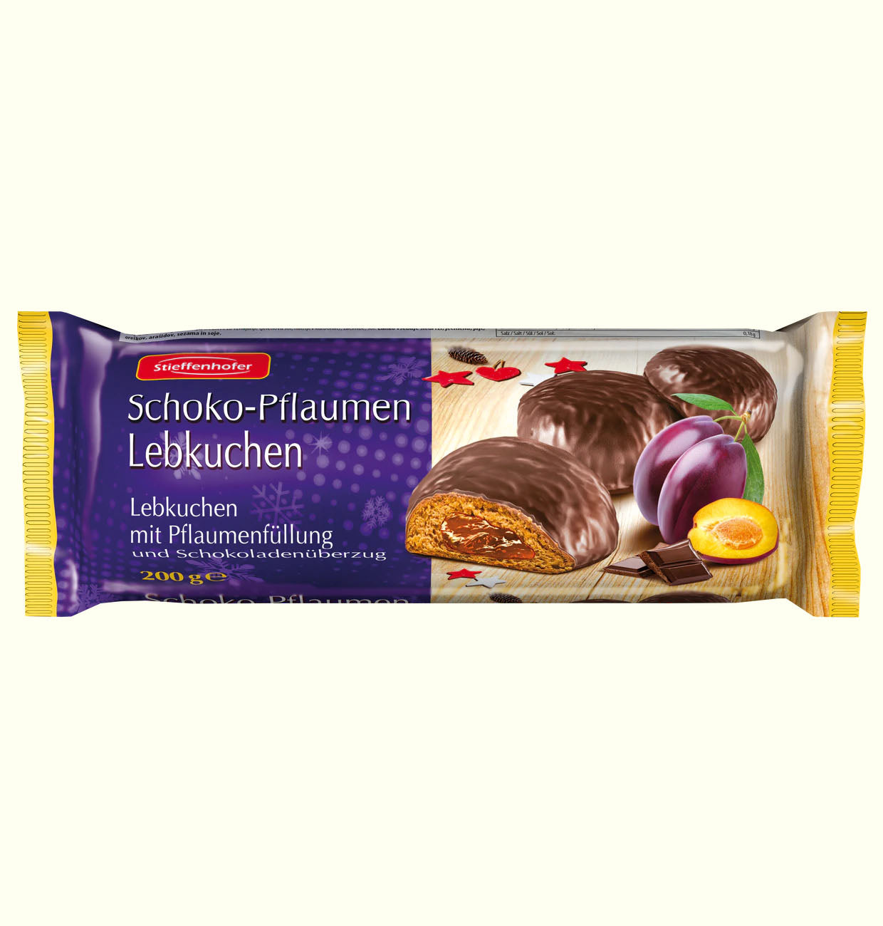 Stieffenhofer Schoko- Pflaumen Lebkuchen 200g