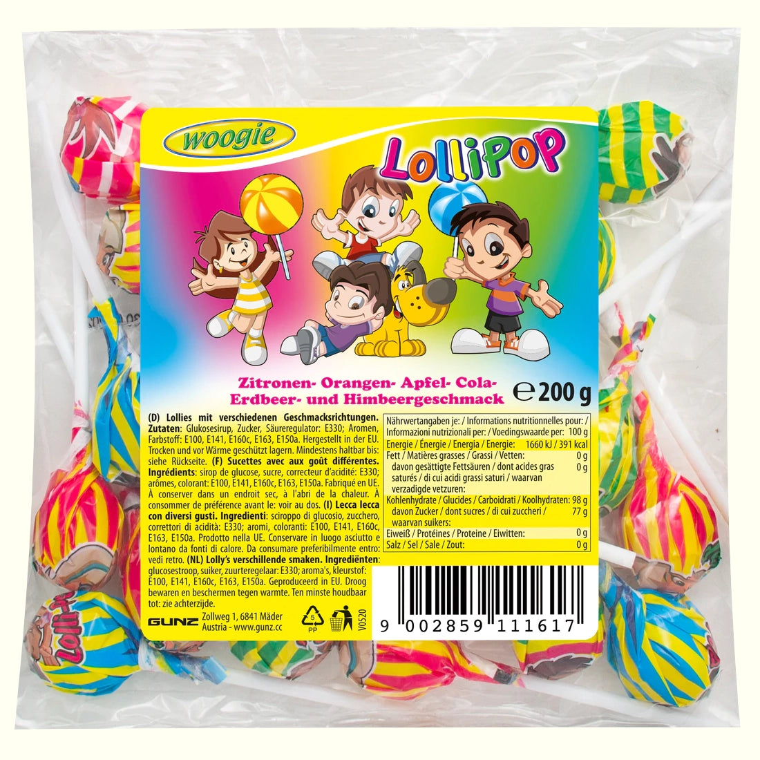 Woogie Lollipop Mix 200g