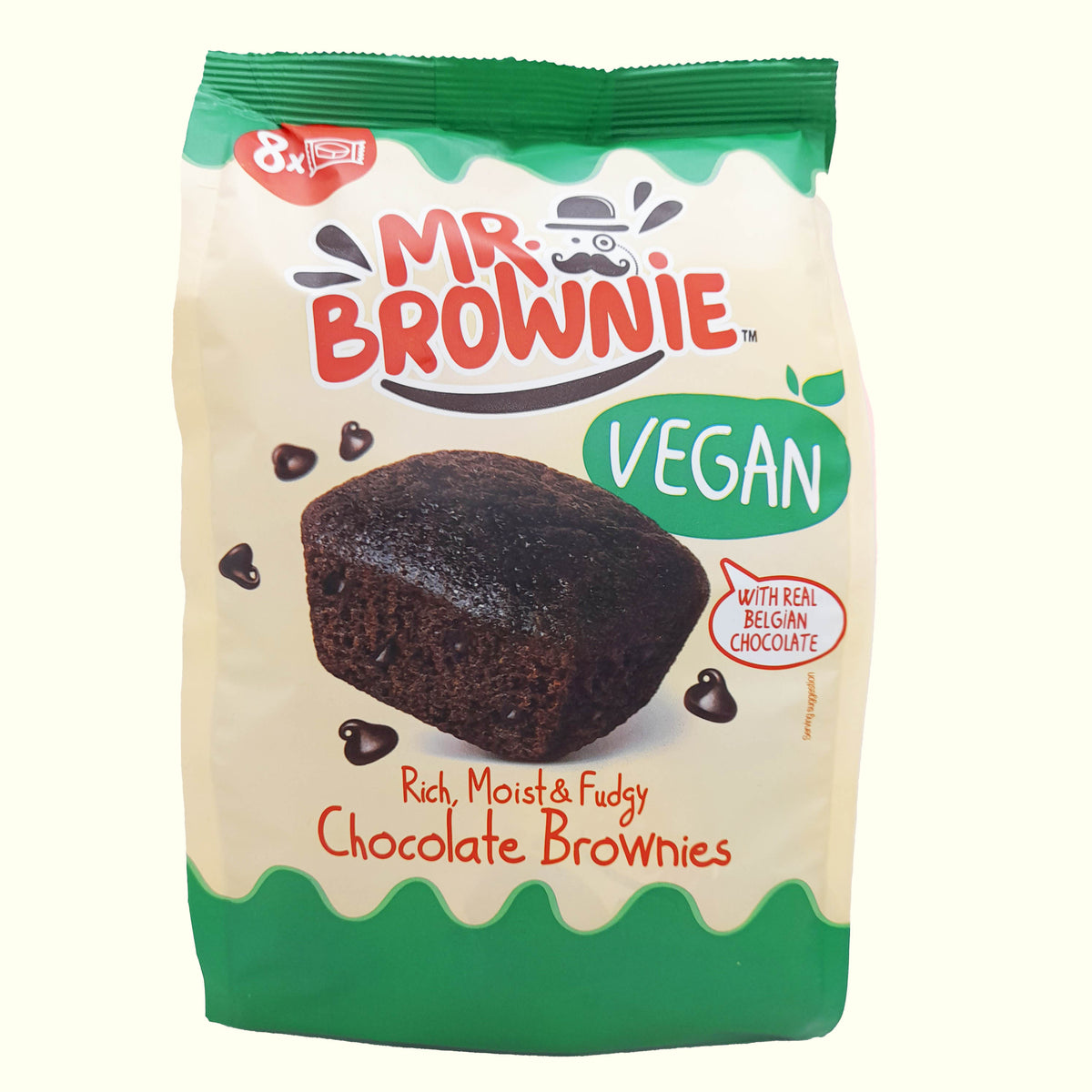 Mr. Brownie Vegan Chocolate Brownies 8 Stück 200g
