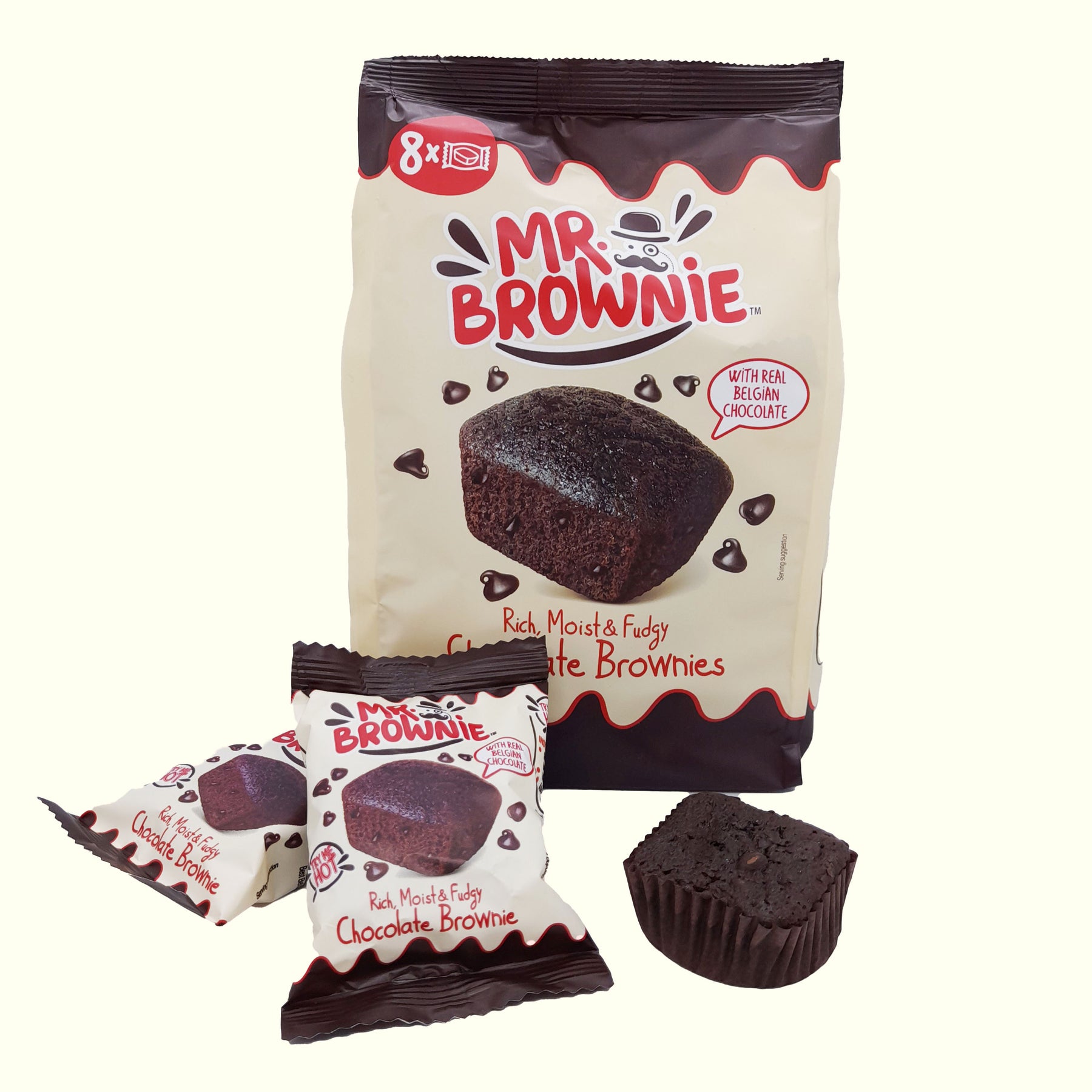 Mr. Brownie Chocolate Brownies 8 Stück 200g