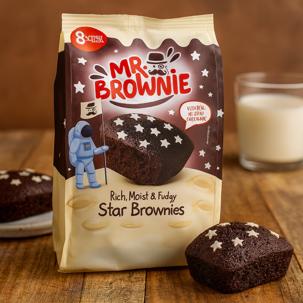 Mr. Brownie Star Brownies 8 Brownies 200g