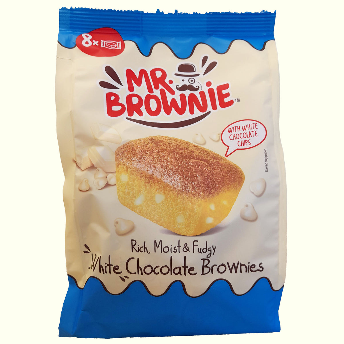 Mr. Brownie White Chocolate Brownies mit weißer Schokolade 200g