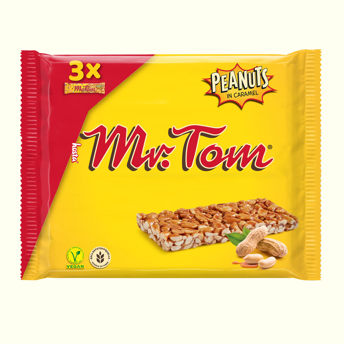 Mr.Tom Geröstete Erdnüsse in Karamell 3 x 40g