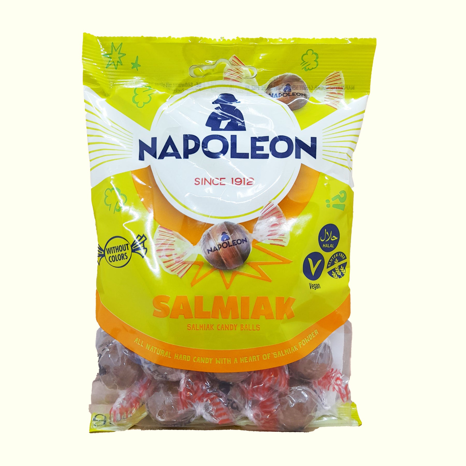 Napoleon Salmiak Bonbons mit einer Salmiaksalzfüllung - 130g