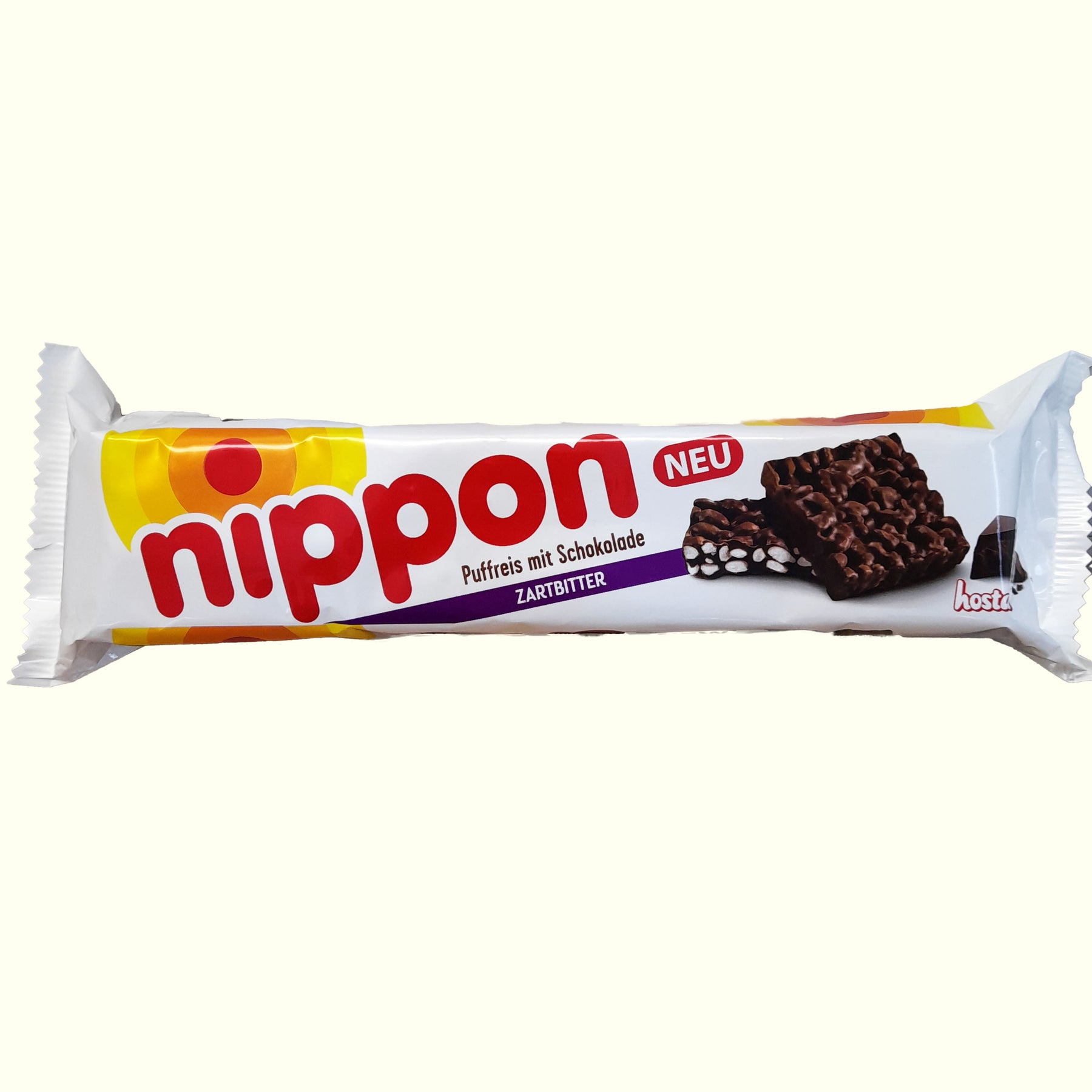 Hosta Nippon Puffreis mit Zartbitter Schokolade 200g