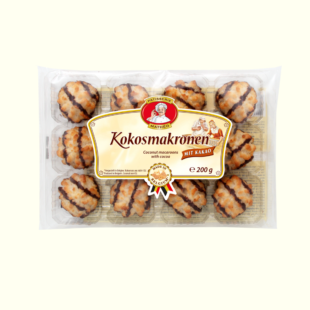 Pâtisserie Mathéo Kokosmakronen Mit Kakao 200g