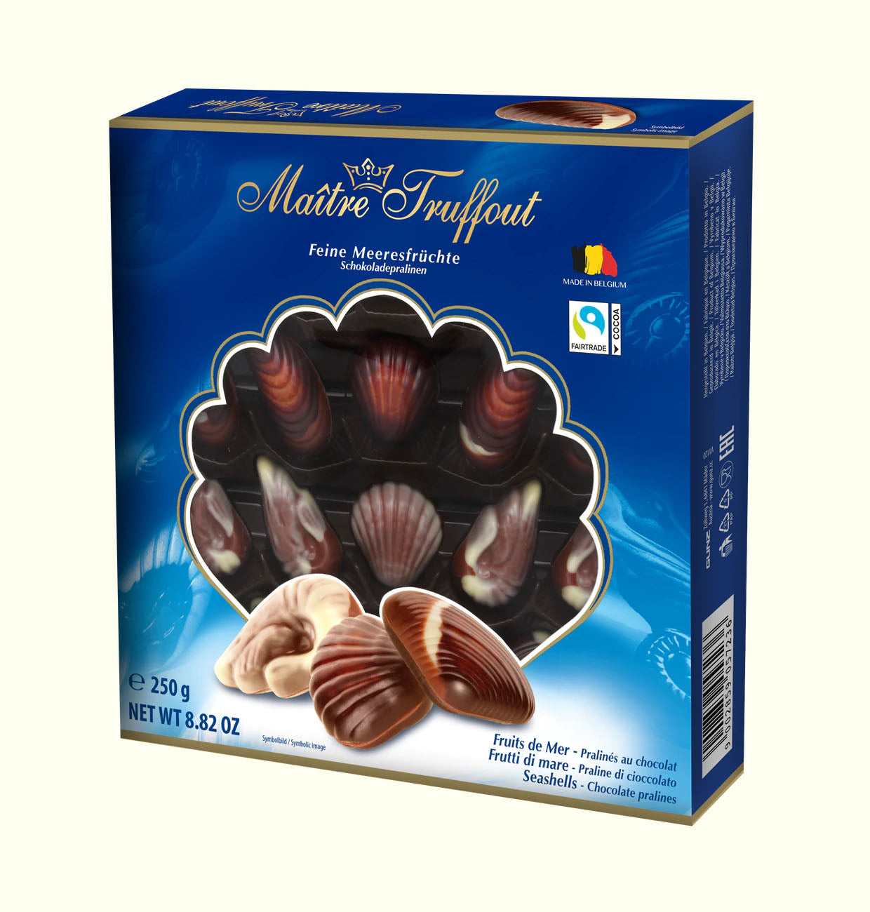 Maître Truffout Feine Meeresfrüchte Schokoladenpralinen 250g
