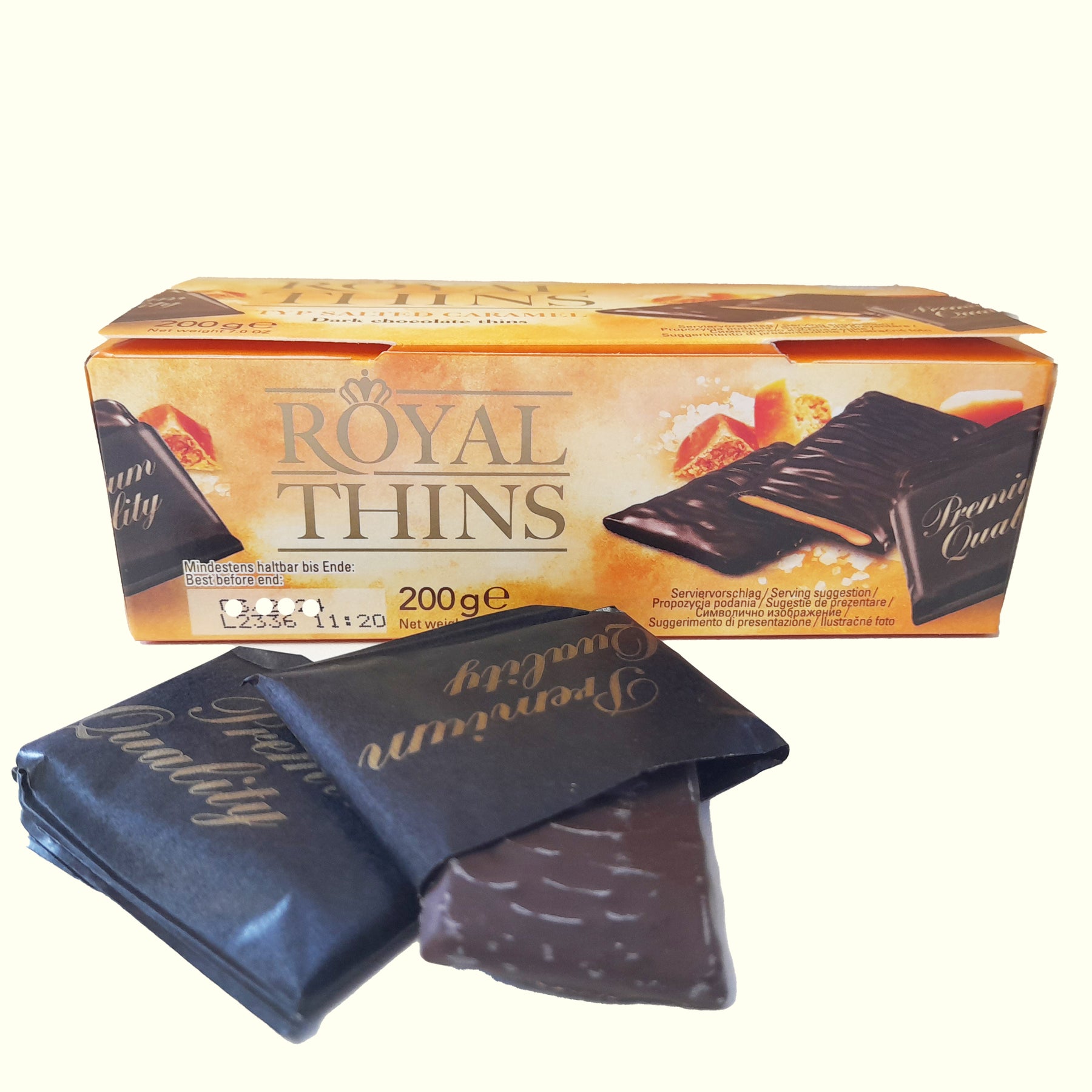 Royal Thins Typ Salted Caramel 200g