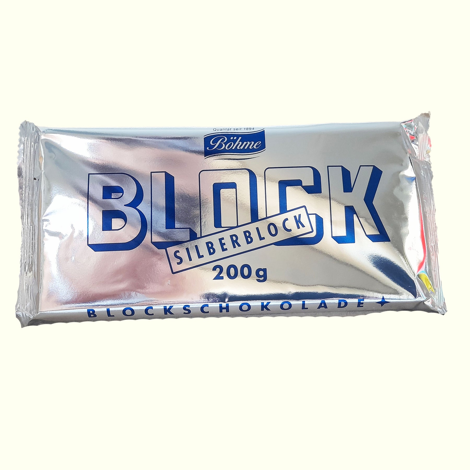 Böhme Silberblock Blockschokolade 200g