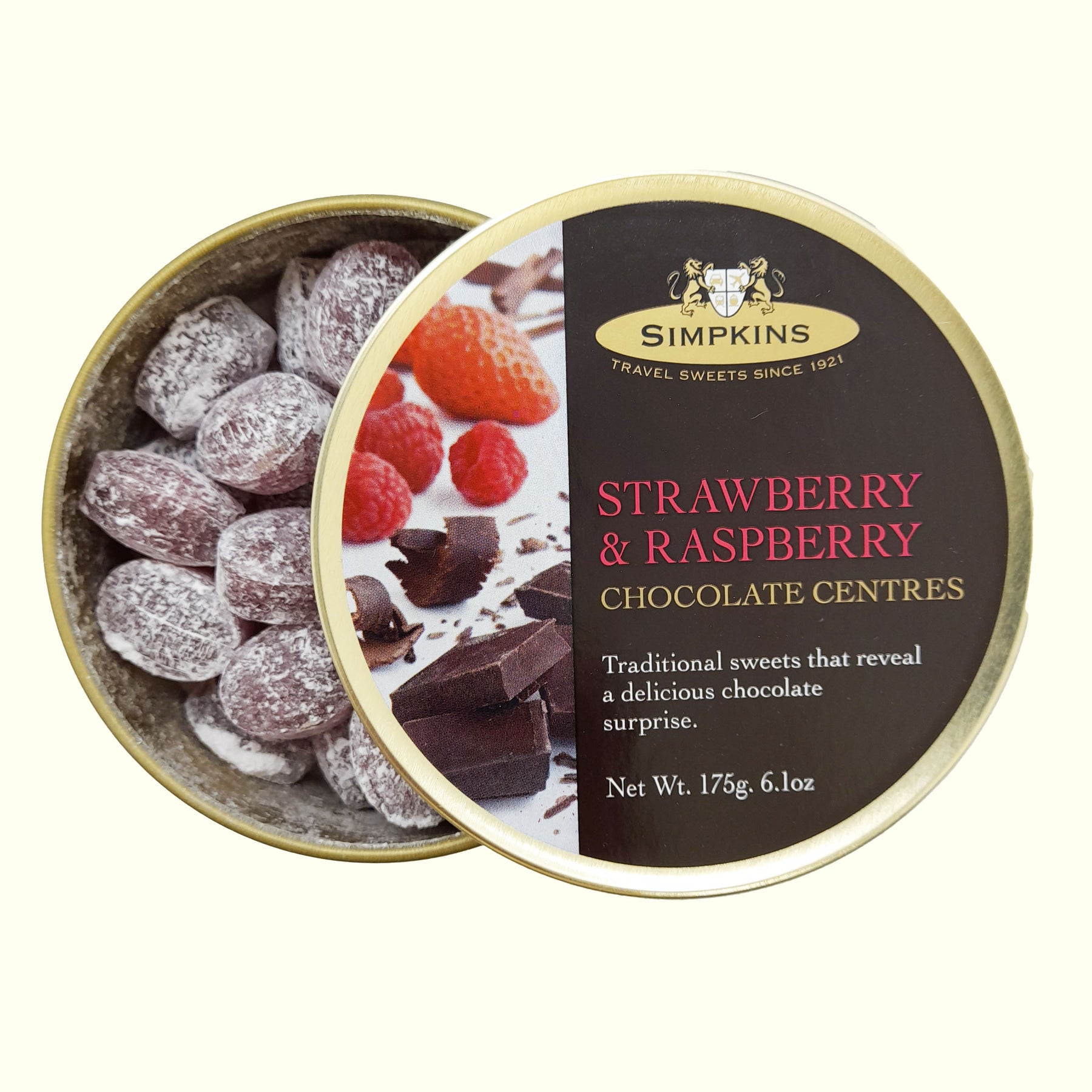 Simpkins Erdbeere & Himbeere Schokoladen Bonbons 175g