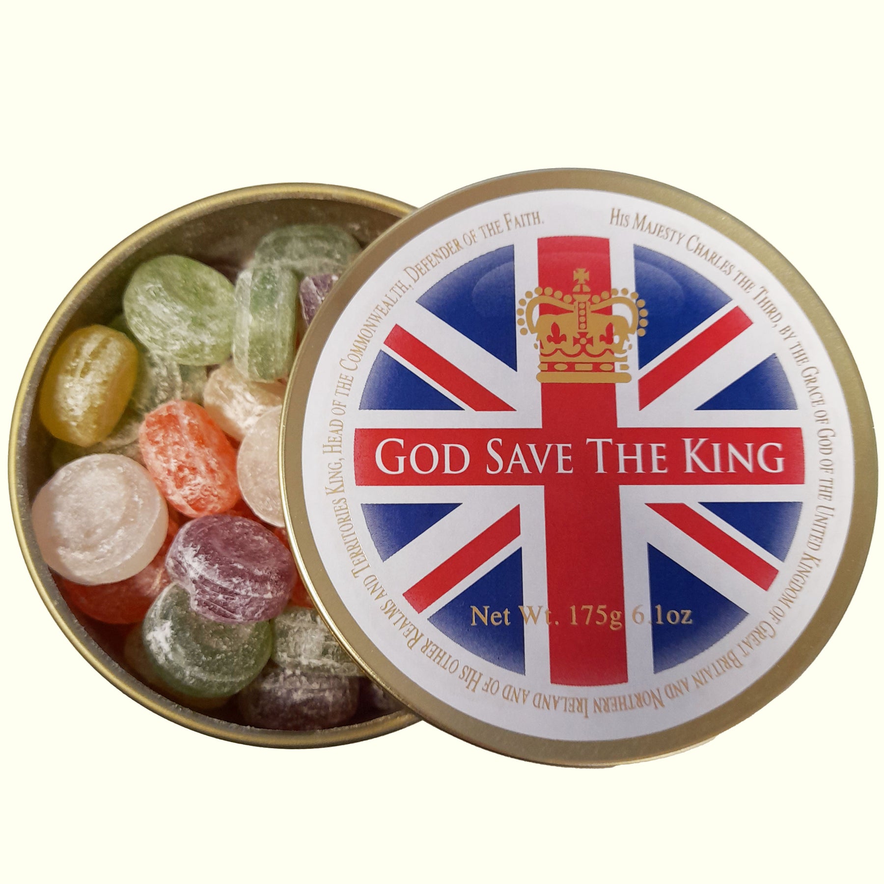 Simpkins "God Save The King" Mixed Fruit Bonbons 175g