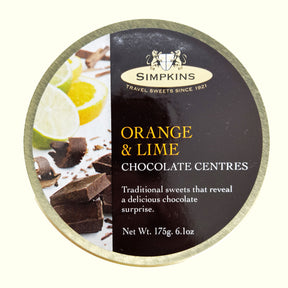 Simpkins Orangen & Limette Schokoladen Bonbons 175g
