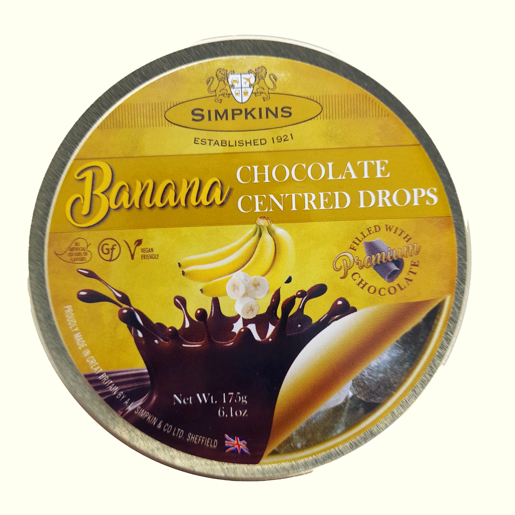 Simpkins Bonbons Banane mit Schokoladenkern 175g