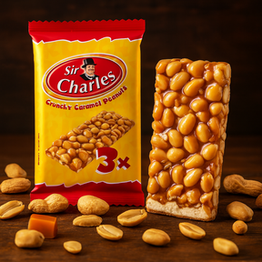 Sir Charles Crunchy Caramel Peanuts Riegel 3 x 38g