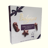 The Belgian Dark Chocolate Seashells 250g MHD 08.10.2025